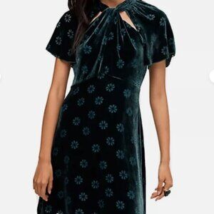 spade clover velvet kate spade dress
